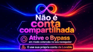 Créditos Lovable Infinitos, sem limite pra sua criação - Inteligência Artificial