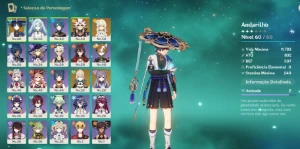 Wanderer(sacaramouche) + BIS + ITTO + 4 ARMAS 5* + PET - Genshin Impact