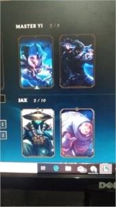 Conta de League of Legends no elo Gold V LOL