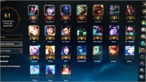 Conta de League of Legends no elo Gold V LOL