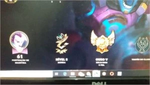 Conta de League of Legends no elo Gold V LOL