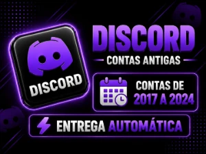 Contas Discord Antigas 2016-2024 | Entrega Rápida