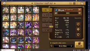 Conta Summoners War Ragdoll, Nina Light Collab e Gojo dark C