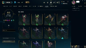 Diamante 4 ,200+ Skin 3 Ultimates,Brand Zumbi,240 Emotes Etc - League of Legends LOL