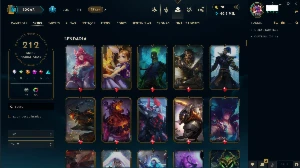 Diamante 4 ,200+ Skin 3 Ultimates,Brand Zumbi,240 Emotes Etc - League of Legends LOL