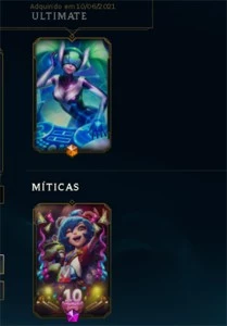 CONTA LVL 154 COM 70 SKINS - League of Legends LOL