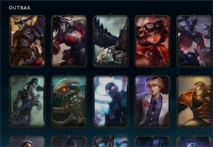 CONTA LVL 154 COM 70 SKINS - League of Legends LOL