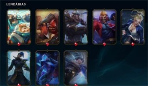 CONTA LVL 154 COM 70 SKINS - League of Legends LOL