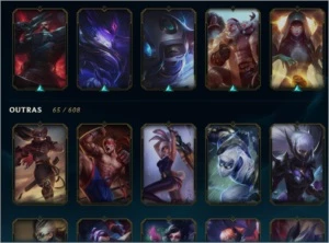 CONTA LOL | DIAMANTE 2 | S9 MESTRE | 89 SKINS - League of Legends