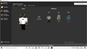 Vendo conta de minecraft Semi full Com capinha OF pode perso