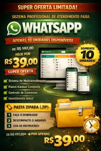 🚀 Sistema Profissional De Atendimento Para What  Zapp 🚀 - Others