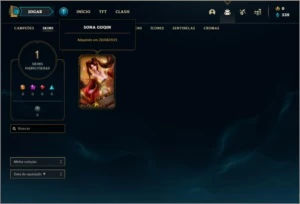 Conta ouro 2 com 21 champs e 1 skin - League of Legends LOL