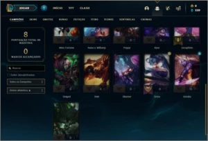 Conta ouro 2 com 21 champs e 1 skin - League of Legends LOL