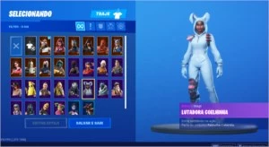 Conta Fortnite com 28 skins, muitas danças +Season X