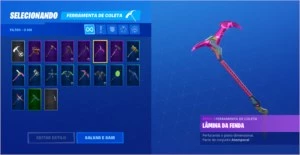 Conta Fortnite com 28 skins, muitas danças +Season X