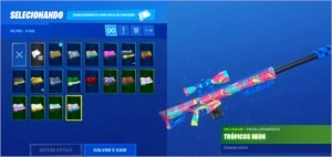 Conta Fortnite com 28 skins, muitas danças +Season X
