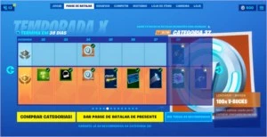 Conta Fortnite com 28 skins, muitas danças +Season X