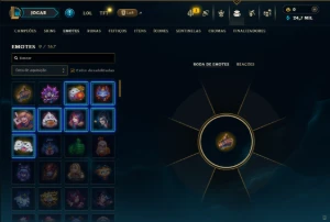 Unranked com 35 Champs e 2 Skins - League of Legends LOL