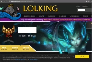 Conta Gold IV - League of Legends LOL