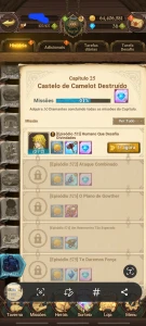 Conta 7Ds Top Escanor Ultimate 4/6 E Meli Traidor 6/6 - Seven Deadly Sins