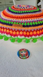 Capa de Almofada Mandala Bali em Crochê - Artesanato e Personalizados