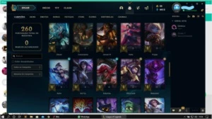 Conta platina 1 70 champ 58 skins - League of Legends LOL