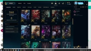 Conta platina 1 70 champ 58 skins - League of Legends LOL