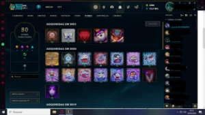 Conta LOL + VALORANT ( As 2 com skins) - League of Legends