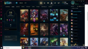 Conta LOL + VALORANT ( As 2 com skins) - League of Legends