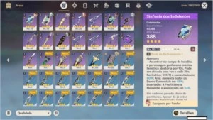 Conta Genshin Impact - AR41 - 5 personagens 5* - 40+ Resinas