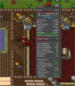 EK lvl 400 N-PVP Skill 124 FRAGADOR - Tibia