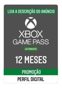 Xbox Live Gold +Xbox Game Pass 12 Meses