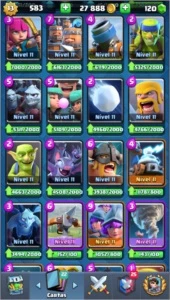 Conta do Clash Royale Nível 13, MESTRE II.