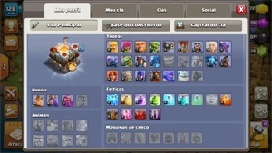 CONTA CLASH OF CLANS CV11/TH11 (quase full)
