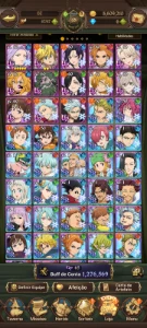 Conta Nanatsu Grand Cross global - Seven Deadly Sins