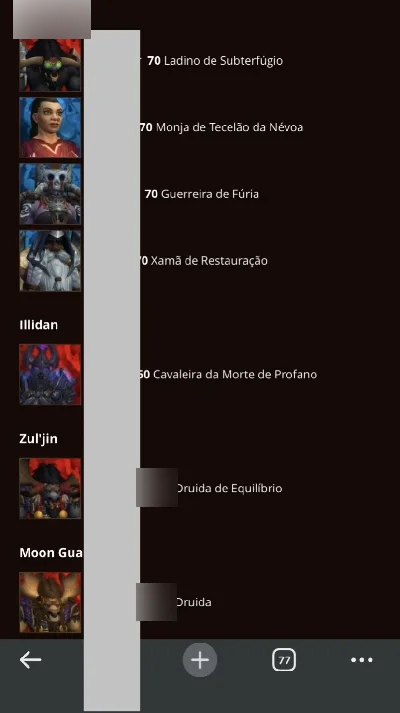 Conta WoW de 2011 , mais de 200 montarias. - Blizzard