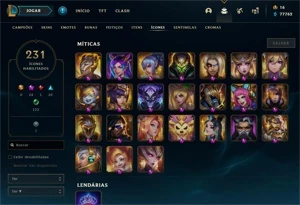 PROMOÇÃO! CONTA LOL MESTRE COM TODAS SKINS COMPRAVEIS + PAX - League of Legends