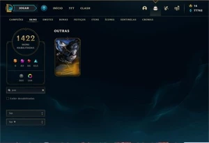PROMOÇÃO! CONTA LOL MESTRE COM TODAS SKINS COMPRAVEIS + PAX - League of Legends