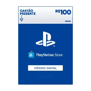 Gift Card Playstation - R$100,00 Recarga Digital - Gift Cards