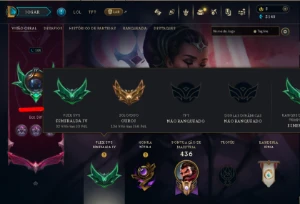[Conta Handlevel]Esmeralda Flex+83Skins+[Full Dados] - League of Legends LOL