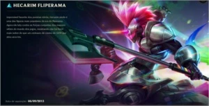 Vendo conta League of Legends-Rammus-rei e outras skins rara LOL