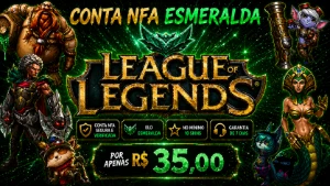 Conta League of Legends NFA Esmeralda🔥