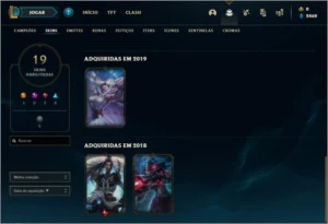 conta league of legends LOL
