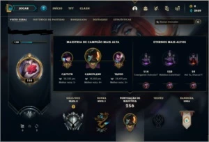 conta league of legends LOL