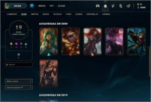 conta league of legends LOL