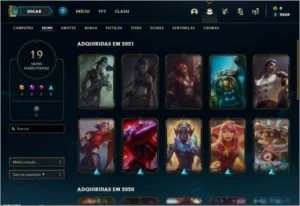 conta league of legends LOL