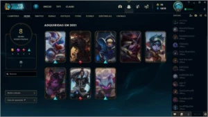 Conta League of Legends - Bronze 1 (Boas Skins) LOL
