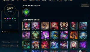 1400 skins + 311 Pequenas lendas - League of Legends LOL