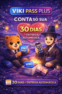 Viki Pass Plus Conta Só Sua 30 Dias + Entrega Automática. - Assinaturas e Premium
