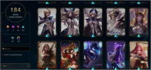 CONTA DE LEAGUE OF LEGENDS COM 184 SKINS LOL